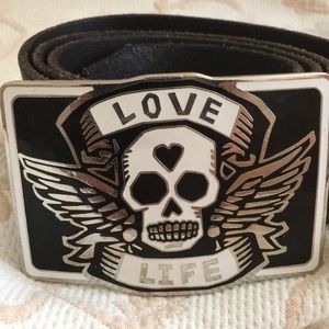King Baby Love Life Belt Buckle